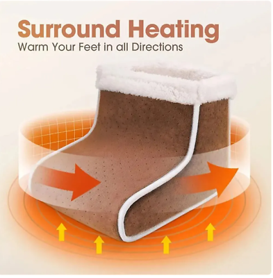 #ad Electric USB Heated Foot Warmer Washable Winter Warm Feet Heating Pad Cushion US $30.11