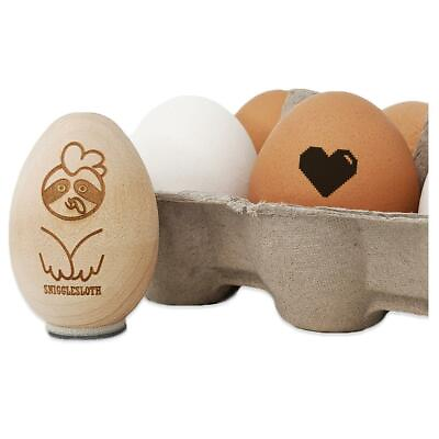 #ad Pixel Digital Filled Heart Gaming Life Chicken Egg Rubber Stamp $6.99