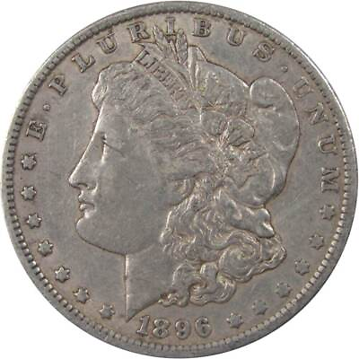 #ad 1896 O Morgan Dollar VF Very Fine 90% Silver $1 US Coin Collectible $66.99