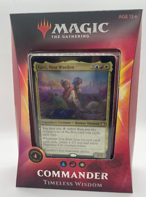#ad Timeless Wisdom Commander 2020 FACTORY SEALED DECK Magic: The Gathering $49.99