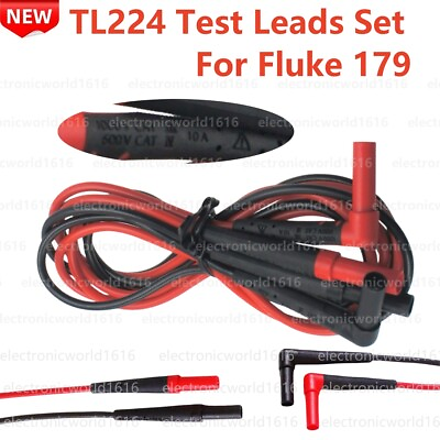 #ad TL224 CAT II SureGrip Insulated Test Lead Set For Fluke 179 ESFP Digital Meter $21.99