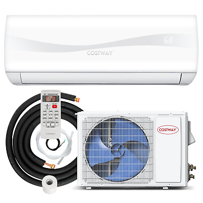 #ad 18000 BTU Mini Split Air Conditioner amp; Heater Ductless AC Unit with Heat Pump $729.99
