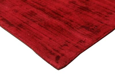 #ad Hand loom viscose rugs for living room large red rug for bedroom office area rug $831.00