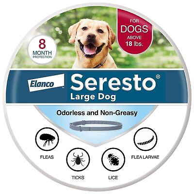 #ad #ad Seresto Flea and Tick Collar 8 Months Protection for Large Dogs 18lbs！USA New7 $18.99
