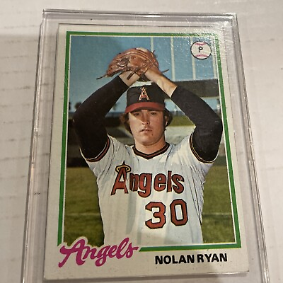 #ad Nolan Ryan 1978 Baseball Card TOPPS #400 Angels $50.00