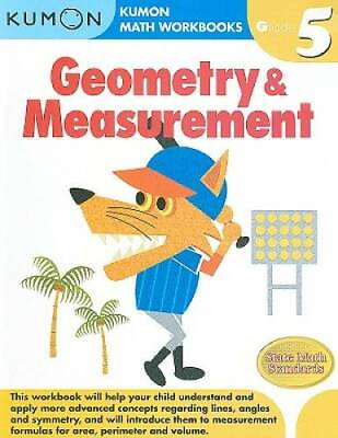 #ad Geometry amp; Measurement Kumon Math Workbooks Grade 5 Paperback GOOD $3.98