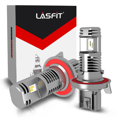 #ad Lasfit LED Headlight Bulbs H13 9008 for Ford F 150 04 2014 High Low Beam Fanless $35.99