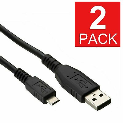#ad 2 Pack PlayStation 4 Controller USB Charge Cable KMD New PS4 Charger Cord $2.73