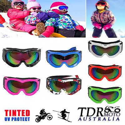 #ad New Outdoor Ski Goggles Windproof Dustproof Glasses for Kids Children Boy Girl AU $21.21