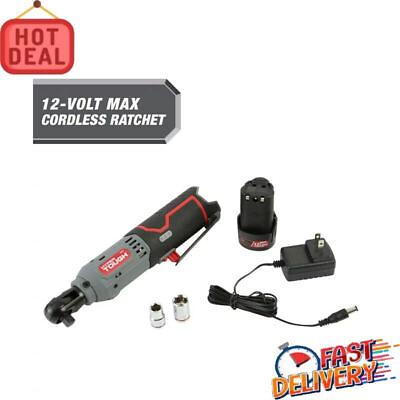 #ad 12 V 3 8 In Cordless Ratchet W Battery amp; Charger LED Variable Speed Lightweight $37.77