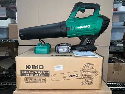 #ad Cordless Leaf Blower KIMO 400CFM 150MPH Battery Powered Blower NEW $75.99