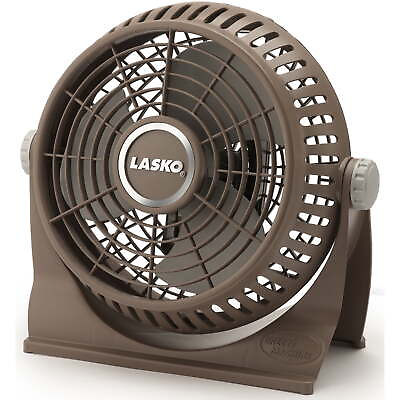 #ad Lasko 10quot; Breeze Machine Pivoting Floor Table Fan Corded Electric Desktop Fans $23.99