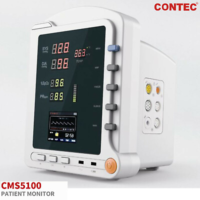 #ad New Portable Patient Monitor Vital Signs ICU CCU Machine NIBP SpO2 Temp Hospital $299.00