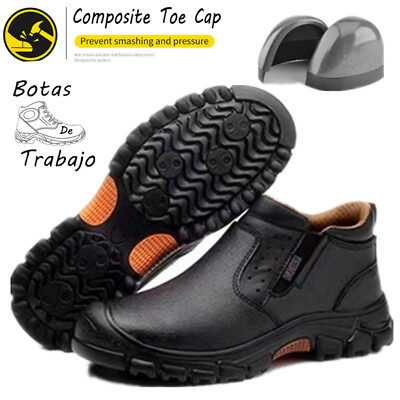 #ad Indestructible Waterproof Shoe Men#x27;s Safety Shoes Composite Toe Shoes Work Boots $27.59