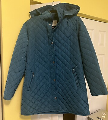 #ad Cold Water Creek winter coat. Hunter Green. Brand New With The Tags $180. ￼￼ $65.00