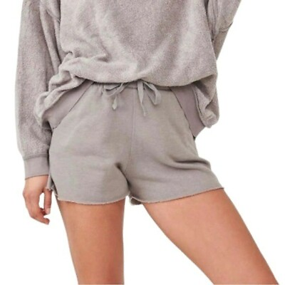 #ad Free People Shorts Kelly Pull On Drawstring Sweat Short Gray Size XS NWT $28.00
