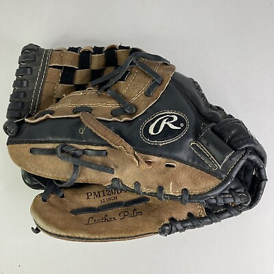 #ad RAWLINGS PLAYMAKER Series PM120BT 12quot; Baseball Glove Leather LHT $11.99