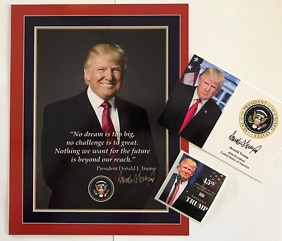 President Donald Trump 8 1 2quot;x11 on Card Stock... Photo Portrait Picture 4x6 $17.95