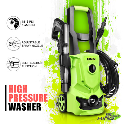 #ad 1813 PSI 1.45GPM High Pressure Power Washer Portable Electric Cleaner Machine $89.99