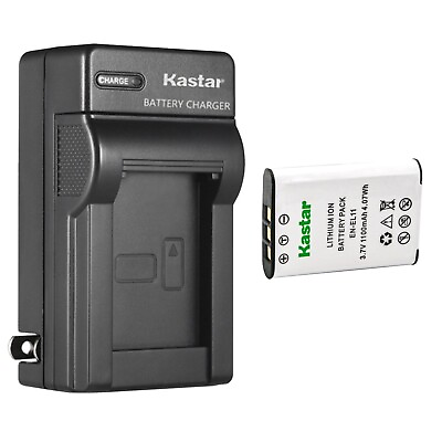 #ad Kastar Battery AC Charger for Nikon EN EL11 MH 64 Coolpix S550 Coolpix S560 $18.49