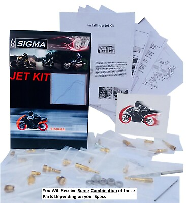 #ad Kawasaki ZL 600 Jet Kit 92 97 Eliminator 6Sigma Custom Carburetor Carb Stage 1 3 $79.65