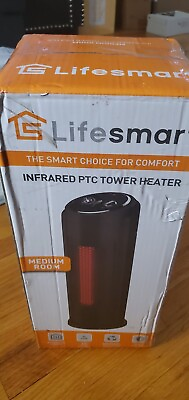 #ad Lifesmart 1500 Watt Electric Fan Tower Heater $32.99