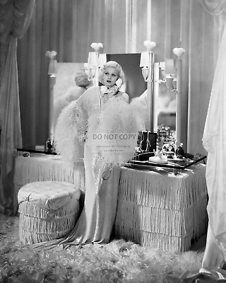 #ad JEAN HARLOW IN quot;DINNER AT EIGHTquot; 8X10 PUBLICITY PHOTO MW306 $8.87