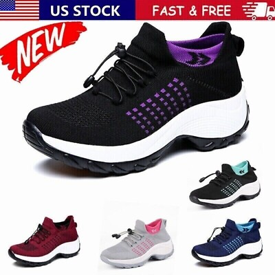 #ad Women Ortho Stretch Cushion Sneakers Orthopedic Diabetic Running Walking Shoes $21.39