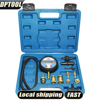 #ad Fuel Pump Pressure and Engine Vacuum Tester Carburetor Valve Adjustment Test kit $33.00