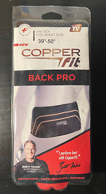 #ad Copper Fit Back Brace Pro Infused Neoprene Lumbar Lower Back Support 39¨to 50¨ $16.71