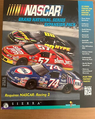 #ad NASCAR GRAND NATIONAL SERIES EXPANSION PACK 1997 usewith NASCAR Racing 2 VINTAGE $24.99