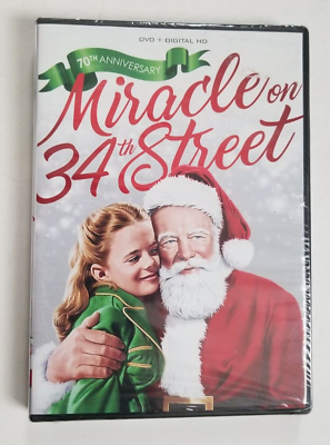 #ad NEW Miracle on 34th Street DVD 70th Anniversary Natalie Wood NEW Sealed $9.49