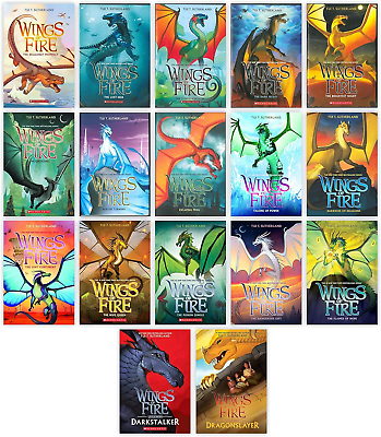 #ad Wings of Fire Series Complete 17 Books Set: Books 1 15 Wings of Fire Legends $95.95