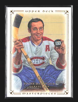 #ad 2008 09 Upper Deck Masterpieces #57 Frank Mahovlich Montreal Canadiens $3.45