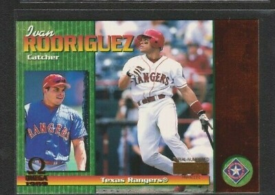 #ad 1999 PACIFIC OMEGA COPPER PARALLEL BLANK SERIAL NO PROOF #239 IVAN RODRIGUEZ 1 1 $47.95