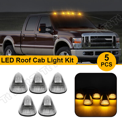 #ad For Ford F250 F350 F450 Super Duty LED Cab Roof Marker Clearance Running Lights $59.39