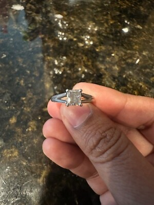 #ad Diamond Solitaire engagement ring $4800.00