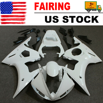 #ad Unpainted Fairing Kit ABS Plastic For Yamaha YZF R6 2003 2004 R6S 2006 2009 $185.02