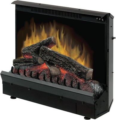 #ad DIMPLEX Black Finish Electric Fireplace Heater Insert Parts $129.99
