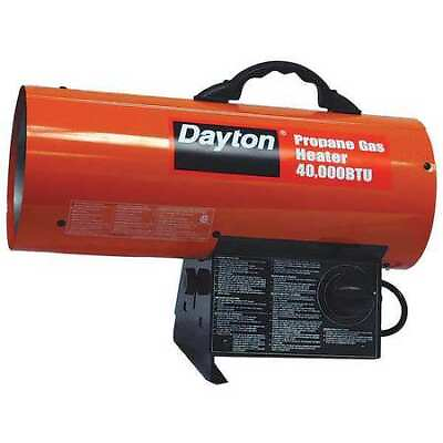 #ad Dayton 3Ve55 Forced Air Portable Gas Heater Liquid Propane 40000 Btuh 300 $187.99