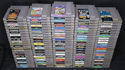 #ad Mixed Nintendo NES Games Tested Cleaned Pick amp; Choose Discount shipping $289.99