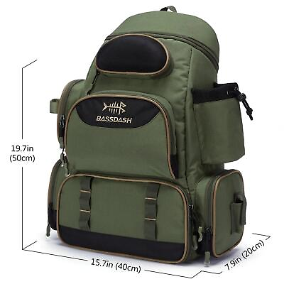 #ad Fishing Bag Tackle Backpack Lightweight Tactical Box Multifunctional Comfort $51.99