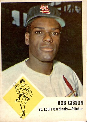 #ad Bob Gibson 1963 Fleer #61 Cardinals Ex MT 60400 $27.48