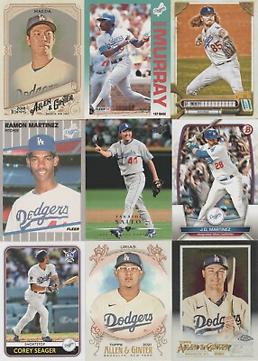 #ad Los Angeles Dodgers Baseball Lot Old And New Players Great Value $4.44