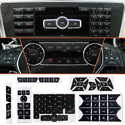 #ad Button Repair Kit Window Switch Sticker For Mercedes Benz A B E350 ML350 2010 14 $10.88