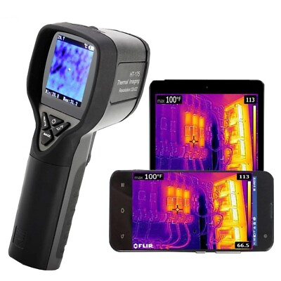 #ad HT175 Handheld Infrared Imager Thermal Imaging Camera Thermometer Color Sreen US $152.51