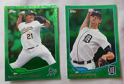 #ad 2013 Topps Emerald Green Parallel Baseball Card #251 500 Pick one $1.50
