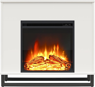 #ad Ratcliff Electric Fireplace Mantel White $223.99