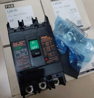 #ad New FUJI ELECTRIC EA63B 60A Circuit Breaker 1PCS $69.90