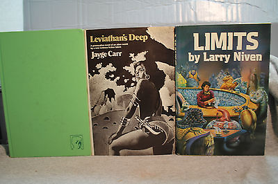 #ad lot vtg old SCI FI LEVIANTHAN#x27;S DEEP JAYGE CAR LIMITS LARRY NIVEN THE POSSESSORS $17.00